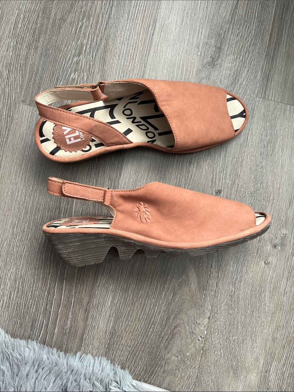 Fly London Women's Slingback Open-Toe Sandals Size 6-6.5 US size 37 UK